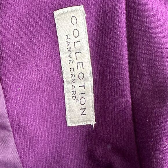 Purple Harvé Bernard Jacket/Cardigan, Size Large - Picture 4 of 8